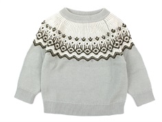 FUB sweater pale sage merinould